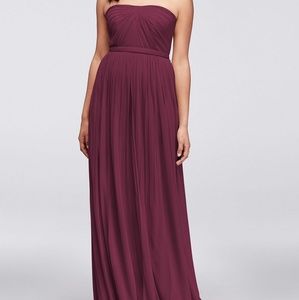 ⭐️ HOST PICK⭐️ David’s bridal infinity Versa dress, size 24, wine color